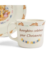 Royal Doulton Bunnykins Christening Plate & Mug 2-Piece Set