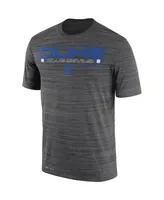 Men's Nike Charcoal Duke Blue Devils Velocity Legend Performance T-shirt