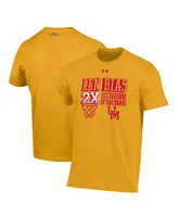 Men's Under Armour Gold Maryland Terrapins Len Bias Performance T-shirt