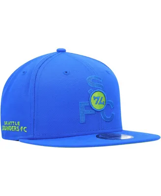 Men's New Era Blue Seattle Sounders Fc Kick Off 9FIFTY Snapback Hat
