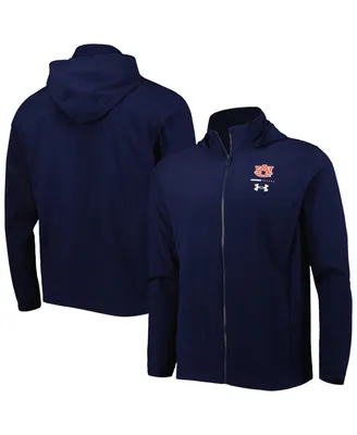 Men's Under Armour Navy Auburn Tigers Swoven Performance Full-Zip Jacket