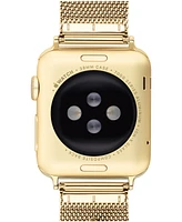 Coach Women's Gold-Tone Mesh Tea Rose Charm Strap for Apple Watch, 38, 40, 41mm