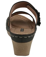 Gc Shoes Women's Theresa Comfort Wedge Sandals