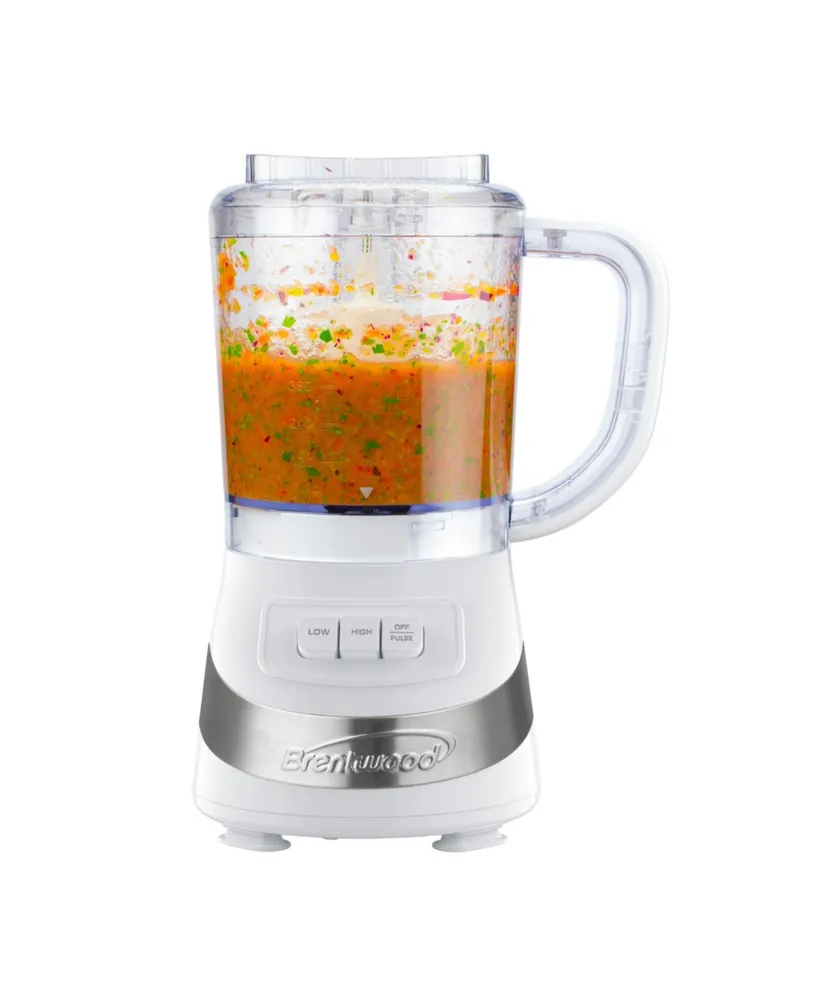 Brentwood Fp-549W 3-Cup Food Processor in White