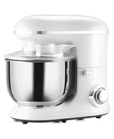 Homcom Stand Mixer with 6+1P Speed, 600W Tilt Head Kitchen Electric Mixer with 7.5 Qt Stainless Steel Mixing Bowl, Beater