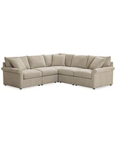 Wrenley 102" 5-Pc. L-Shape Modular Sectional Sofa, Created for Macy's