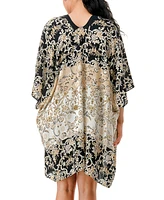 Marcus Adler Ombre Floral Kimono Cover-Up