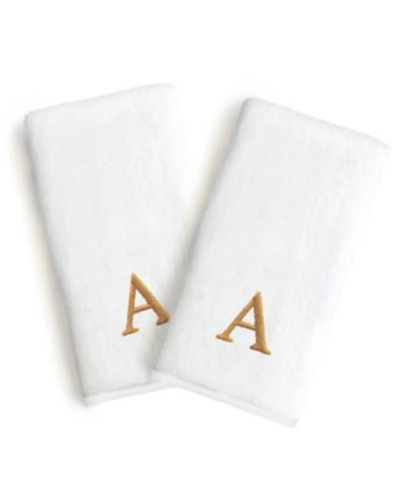 Linum Home Textiles Embroidered Hand Towels with Merry Christmas (Set of 2)