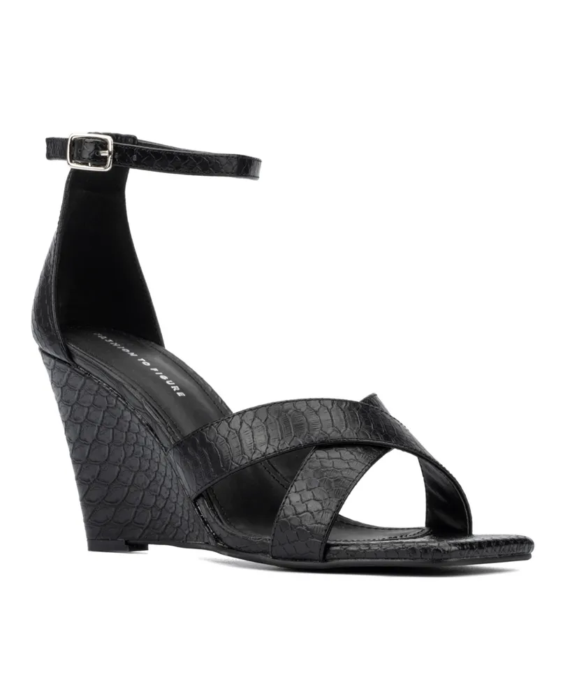 Fashion To Figure Women's Marcie Wide Width Heels Sandals