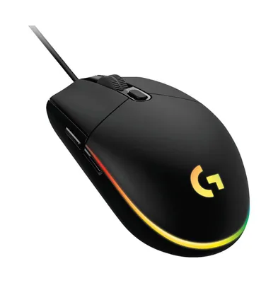 Logitech G203 Lightsync mouse - Black
