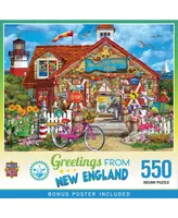 Masterpieces Greetings From New England - 500 Piece Jigsaw Puzzle