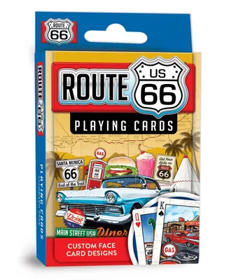 Masterpieces Route 66 Playing Cards - 54 Card Deck for Adults