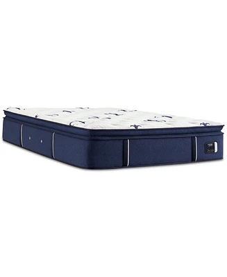 Stearns & Foster Studio 14.5" Medium Euro Pillowtop Innerspring Luxury Mattress Set- Queen Split