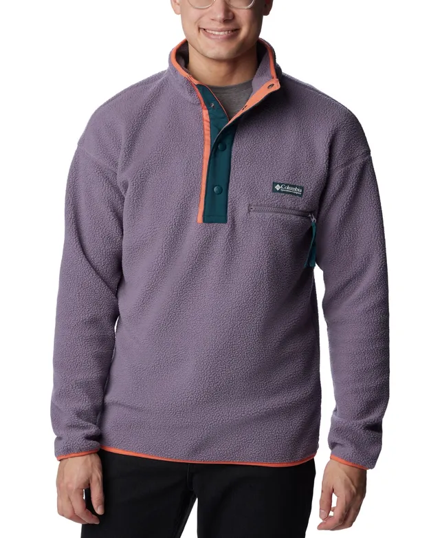 Columbia Men's Helvetia™ Colorblocked Half-Snap Fleece Sweatshirt - Macy's