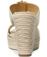 Michael Kors Women's Bradley Espadrille Platform Wedge Sandals