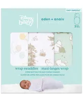 aden by aden + anais Baby Boys or Baby Girls Disney Swaddles, Pack of 3