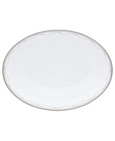 Noritake Satin Flourish Oval Vegetable Bowl