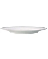 Noritake Silver Colonnade 4 Piece Dinner Plate Set, Service for 4