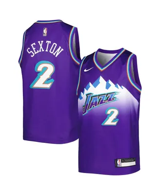 Big Boys and Girls Nike Collin Sexton Purple Utah Jazz 2022/23 Swingman Jersey - City Edition