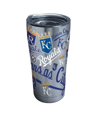 Tervis Tumbler Kansas City Royals 20 Oz All Over Stainless Steel Tumbler with Slider Lid