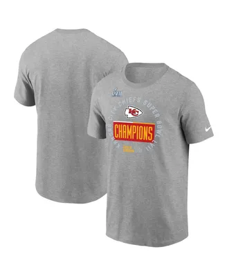 Men's Nike Gray Kansas City Chiefs Super Bowl Lvii Champions Locker Room Trophy Collection T-shirt