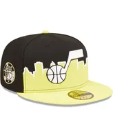 Men's New Era Gold, Black Utah Jazz 2022 Tip-Off 59FIFTY Fitted Hat