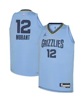 Big Boys and Girls Jordan Ja Morant Blue Memphis Grizzlies 2022/23 Swingman Jersey - Statement Edition