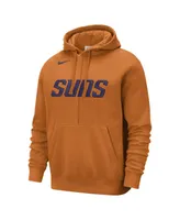 Men's Nike Orange Phoenix Suns Courtside Versus Stitch Split Pullover Hoodie