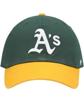 Men's '47 Brand Green, Gold Oakland Athletics Clean Up Adjustable Hat