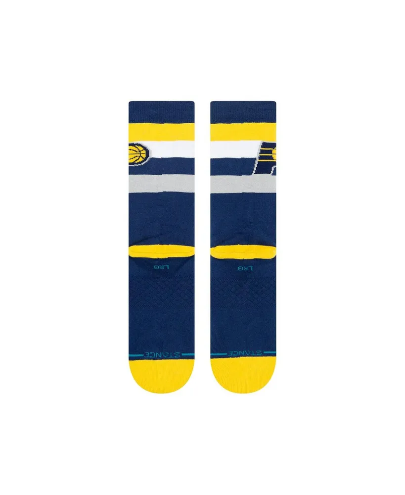 Men's Stance Indiana Pacers Stripe Crew Socks