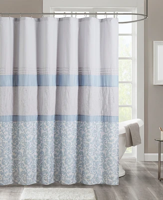 510 Design Ramsey Embroidered Shower Curtain, 72" x