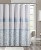 510 Design Ramsey Embroidered Shower Curtain, 72" x