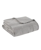 Closeout! Urban Habitat Darby Lightweight 3 Piece Soft Cotton Gauze Waffle Weave Duvet Cover Set, Full/Queen