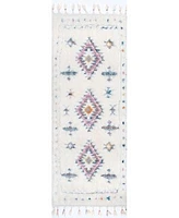 Nuloom Loft Jocelyn Tribal Shag Tasseled Area Rug