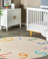 Nuloom Discovery Arely Numbers Washable Kids Area Rug