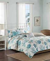 Madison Park Pebble Beach 6-Pc. Duvet Cover Set
