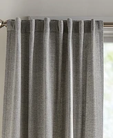 Tommy Hilfiger Herringbone Back Tab Dusty 2-Piece Curtain Panel