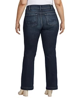 Silver Jeans Co. Plus Size Suki Mid Rise Trouser Jeans