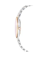 Swarovski Women's Quartz Attract Mixed Metal Watch, Swiss Made 30mm