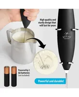 High Power Milk Frother Complete Set - Manual Latte Foamer