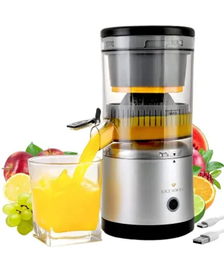 Zulay Kitchen Juice Vortex Lemon and Orange Squeezer - Cordless Portable Juicer
