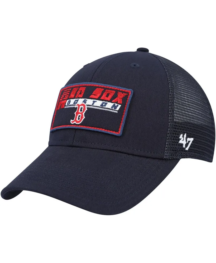 Big Boys and Girls '47 Brand Navy Boston Red Sox Levee Mvp Trucker Adjustable Hat