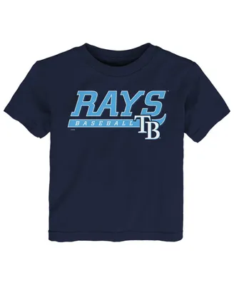 Toddler Boys and Girls Navy Tampa Bay Rays Take The Lead T-shirt