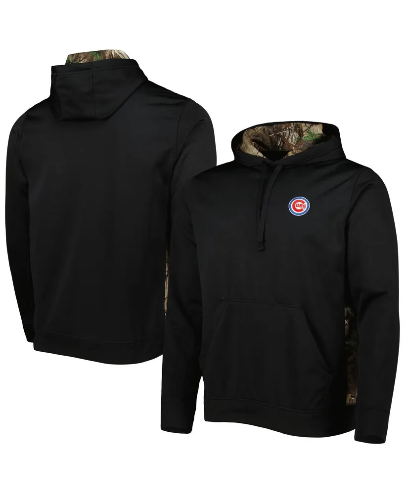 Men's Dunbrooke Black, Camo Chicago Cubs Ranger Pullover Hoodie