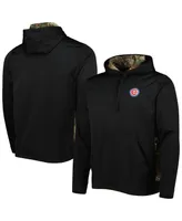 Men's Dunbrooke Black, Camo Chicago Cubs Ranger Pullover Hoodie