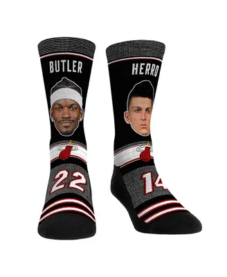 Men's and Women's Rock 'Em Socks Jimmy Butler Tyler Herro Miami Heat Teammates Player Crew