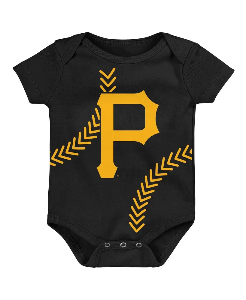 Outerstuff Baby Boys and Girls Black, Gold Pittsburgh Steelers Too