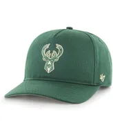 Men's '47 Brand Hunter Green Milwaukee Bucks Hitch Snapback Hat