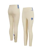 Women's Pro Standard Cream Los Angeles Rams Retro Classic Jersey Leggings