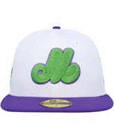 Men's New Era White Montreal Expos 25th Anniversary Side Patch 59FIFTY Fitted Hat